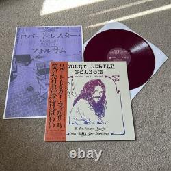 Robert Lester Folsom If You Wanna Laugh Vinyl Record NEW / SIGNED Purple Japan