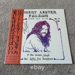 Robert Lester Folsom If You Wanna Laugh Vinyl Record NEW / SIGNED Purple Japan