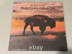Robert Plant Signed Saving Grace Vinyl Record On Cover Brand New Led Zeppelin