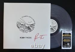 Robin Thicke Signed On Earth, And In Heaven Vinyl Record Album Jsa Authenticated