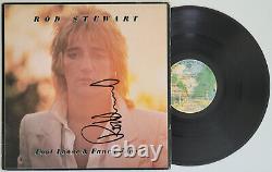 Rod Stewart signed Foot Loose & Fancy Free album vinyl record COA proof auto
