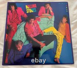 Rolling Stones Autographed Dirty Work LP Vinyl Record Hand Signed withCOA/Frame
