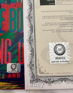 Rolling Stones Autographed Dirty Work LP Vinyl Record Hand Signed withCOA/Frame