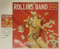 Rollins Band Nice 2 LP Signed Steamhammer Germany + Concert Ticket 2.13.61