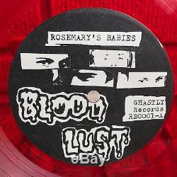 Rosemary's Babies Blood Lust 7 Red Vinyl Ghastly Rb0001 Signed Misfits Danzig