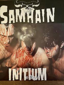 SAMHAIN Initium 1988 LP Original Translucent Vinyl Small Ring Signed By DANZIG