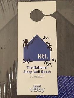 SEALED RARE SPECIAL BAND SIGNED The National Sleep Well Beast VINYL 2x LP NEW