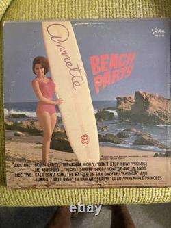 SIGNED ANNETTE FUNICELLO's Annette's Beach Party LP Vinyl Record