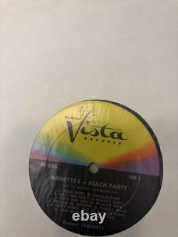 SIGNED ANNETTE FUNICELLO's Annette's Beach Party LP Vinyl Record