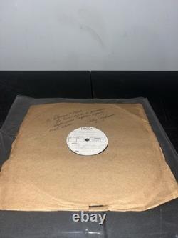 SIGNED Al Jolson Andrews Sisters 1950 DECCA Vinyl Test Press Record MASTER 78