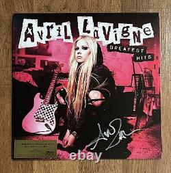 SIGNED Avril Lavigne Greatest Hits LOW NUMBER #37/2000 vinyl 2xLP record