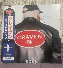 SIGNED BY NICHOLAS CRAVEN Craven N 3 Black Vinyl LP Obi Navy Blue Boldy James