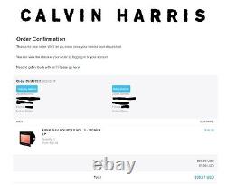 SIGNED Calvin Harris Funk Wav Bounces Volume 1 Vinyl Sleeve 100% AUTHENTIC