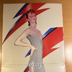 SIGNED-David Bowie Aladdin Sane 4543 4544 LP Vinyl Record VG/EX