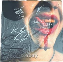 SIGNED Die Spitz Teeth Evangeline RED vinyl sleater kinney bikini kill lp