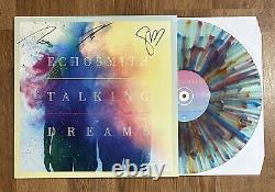 SIGNED Echosmith Talking Dreams SPLATTER vinyl LP record Rare and OOP