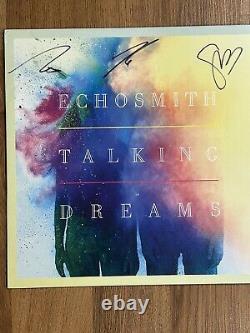 SIGNED Echosmith Talking Dreams SPLATTER vinyl LP record Rare and OOP