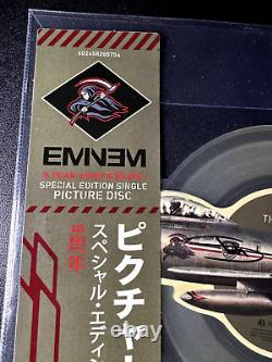 SIGNED Eminem Kamikaze 5th Anniversary Die Cut 7 Picture Disc Vinyl /150