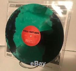 SIGNED FALL OUT BOY TAKE THIS TO YOUR GRAVE Vinyl green