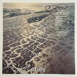 SIGNED Fleet Foxes Shore Blue Ocean Swirl Vinyl Record