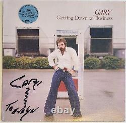 (SIGNED) GARY Getting Down To Business VINYL Record