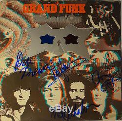 SIGNED GRAND FUNK RAILROAD AUTOGRAPHED SHININ' ON 12 VINYL LP ALL3 WithPIC