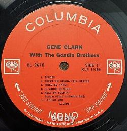 SIGNED Gene Clark With The Gosdin Brothers 1967 MONO Byrds Vinyl LP JSA COA VG