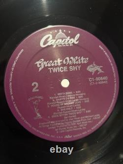 SIGNED JACK RUSSELL Great White Autographed Vinyl Record. Twice Shy