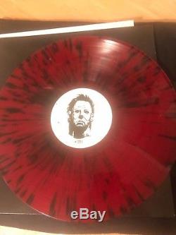 SIGNED John Carpenter Halloween Soundtrack Red & Black Vinyl withPoster RARE