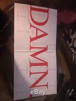 SIGNED Kendrick Lamar DAMN. Red Vinyl Autographed