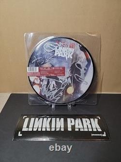 SIGNED Linkin Park 7 Vinyl Record. Rare! Full Band Autograph + Sticker
