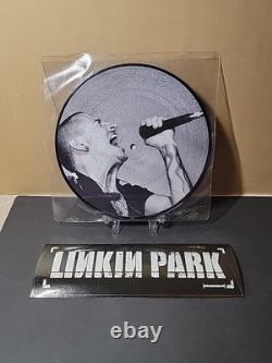 SIGNED Linkin Park 7 Vinyl Record. Rare! Full Band Autograph + Sticker
