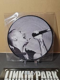 SIGNED Linkin Park 7 Vinyl Record. Rare! Full Band Autograph + Sticker