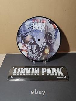 SIGNED Linkin Park 7 Vinyl Record. Rare! Full Band Autograph + Sticker