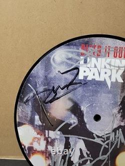 SIGNED Linkin Park 7 Vinyl Record. Rare! Full Band Autograph + Sticker