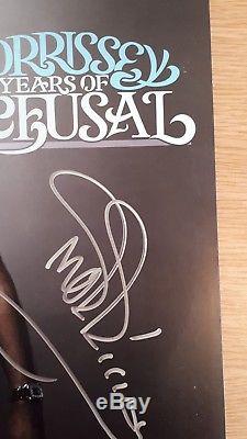 SIGNED Morrissey Vinyl LP Years Of Refusal Authentic Glasgow Barrowlands 3/20