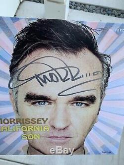 SIGNED NEW Morrissey California Son Vinyl LP Autographed Smiths Meat Queen XTC
