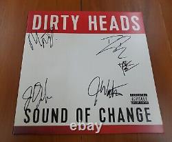 SIGNED NM Dirty Heads Sound of Change Vinyl LP RECORD HTF AUTOGRAPHED