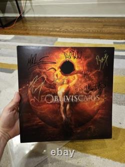 SIGNED Ne Obliviscaris Urn 2LP Vinyl Record, Red Marble Color, Limited Edition