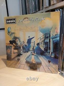 SIGNED Oasis Definitely Maybe SEALED CREATION Press Vinyl OFFERS