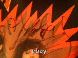 SIGNED Pantera POWER METAL LP DImebag Darrell Phil Vinnie Paul AUTOGRAPHED TX