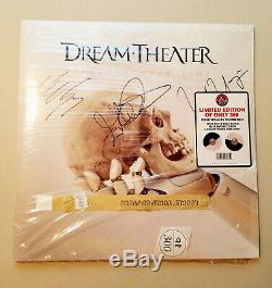 SIGNED RARE Dream Theater Distance Over Time Vinyl Half Black Half Smoke 98/300