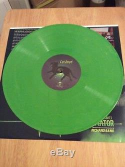 SIGNED Re-Animator Green Vinyl LP Richard Band + Poster, Pic