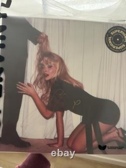 SIGNED Sabrina Carpenter Man's Best Friend Supervinyl Exclusive Vinyl Album NEW