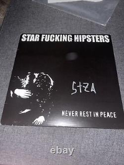SIGNED Star Fucking Hipsters Never Rest In Peace Vinyl Record Leftover Crack