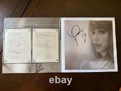 SIGNED TAYLOR SWIFT The Tortured Poets Department Vinyl The Manuscript