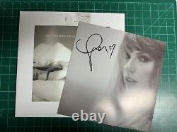 SIGNED Taylor Swift The Tortured Poets Dept Vinyl + The Manuscript In Hand