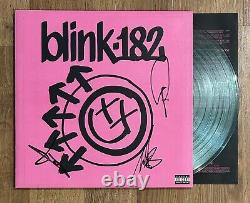 SIGNED blink 182 One More Time color vinyl record Autographed! Hoppus Tom