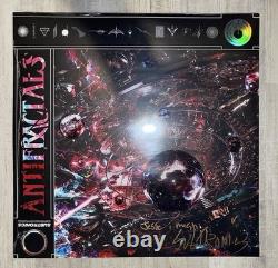 SIGNED w INSCRIPTION Subtronics ANTIFRACTALS 2LP Gatefold Clear Splatter Vinyl