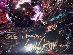 SIGNED w INSCRIPTION Subtronics ANTIFRACTALS 2LP Gatefold Clear Splatter Vinyl